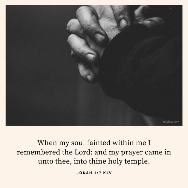 Jonah 2:7 KJV Image