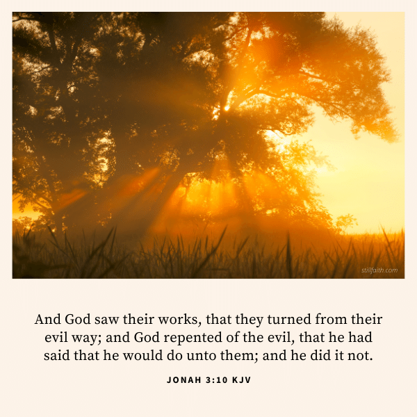 Jonah 3:10 KJV Image