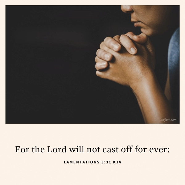 Lamentations 3:31 KJV Image