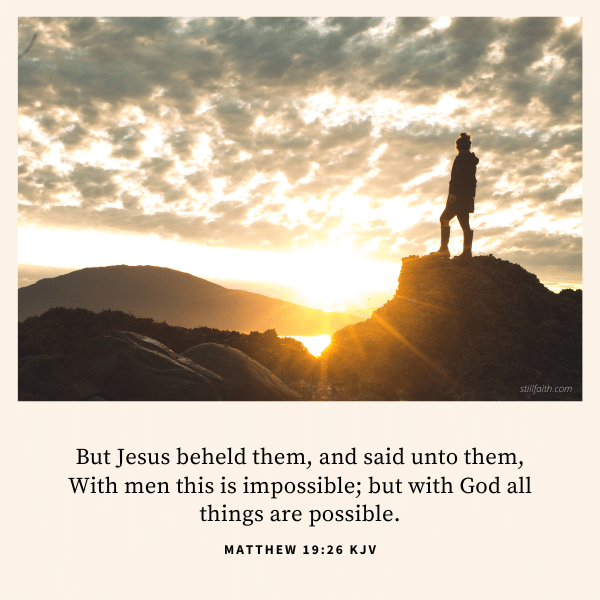 Matthew 19:26 KJV Image