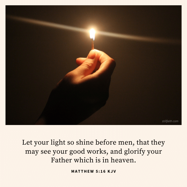 Matthew 5:16 KJV Image