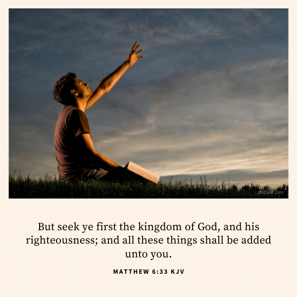 Matthew 6:33 KJV Image