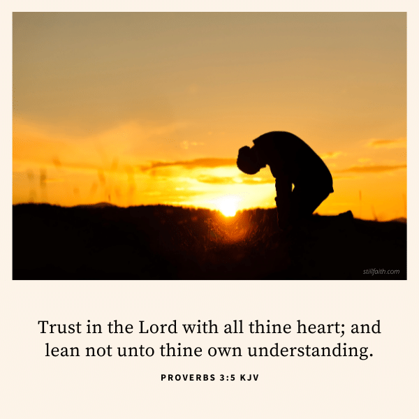 Proverbs 3:5 KJV Image