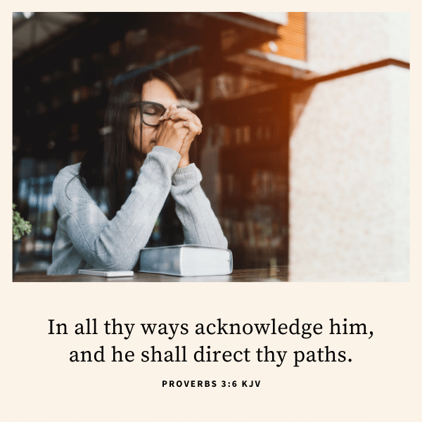 Proverbs 3:6 KJV Image