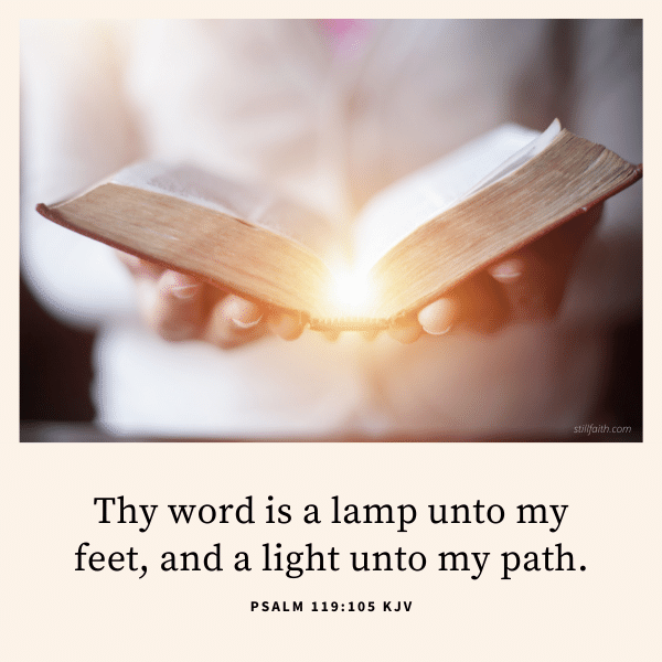 Psalm 119:105 KJV Image