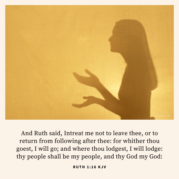 Ruth 1:16 KJV Image