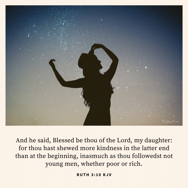 Ruth 3:10 KJV Image