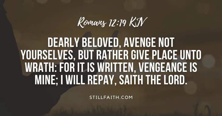 82 Bible Verses about Revenge