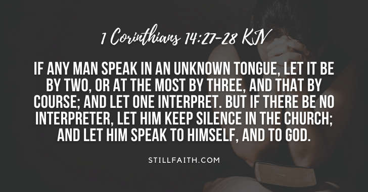 99 Bible Verses about Speaking in Tongues