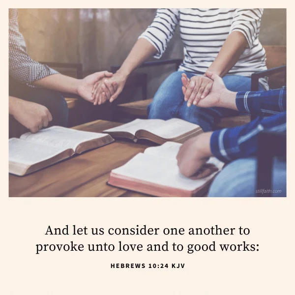 Hebrews 10:24 KJV Image