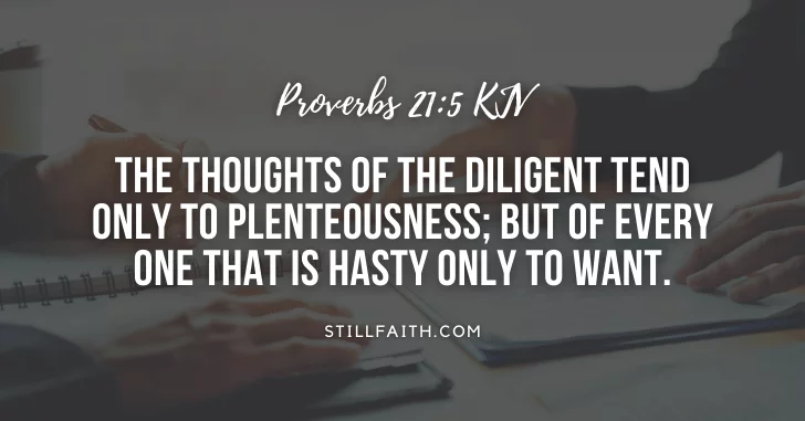 95 Bible Verses about Planning