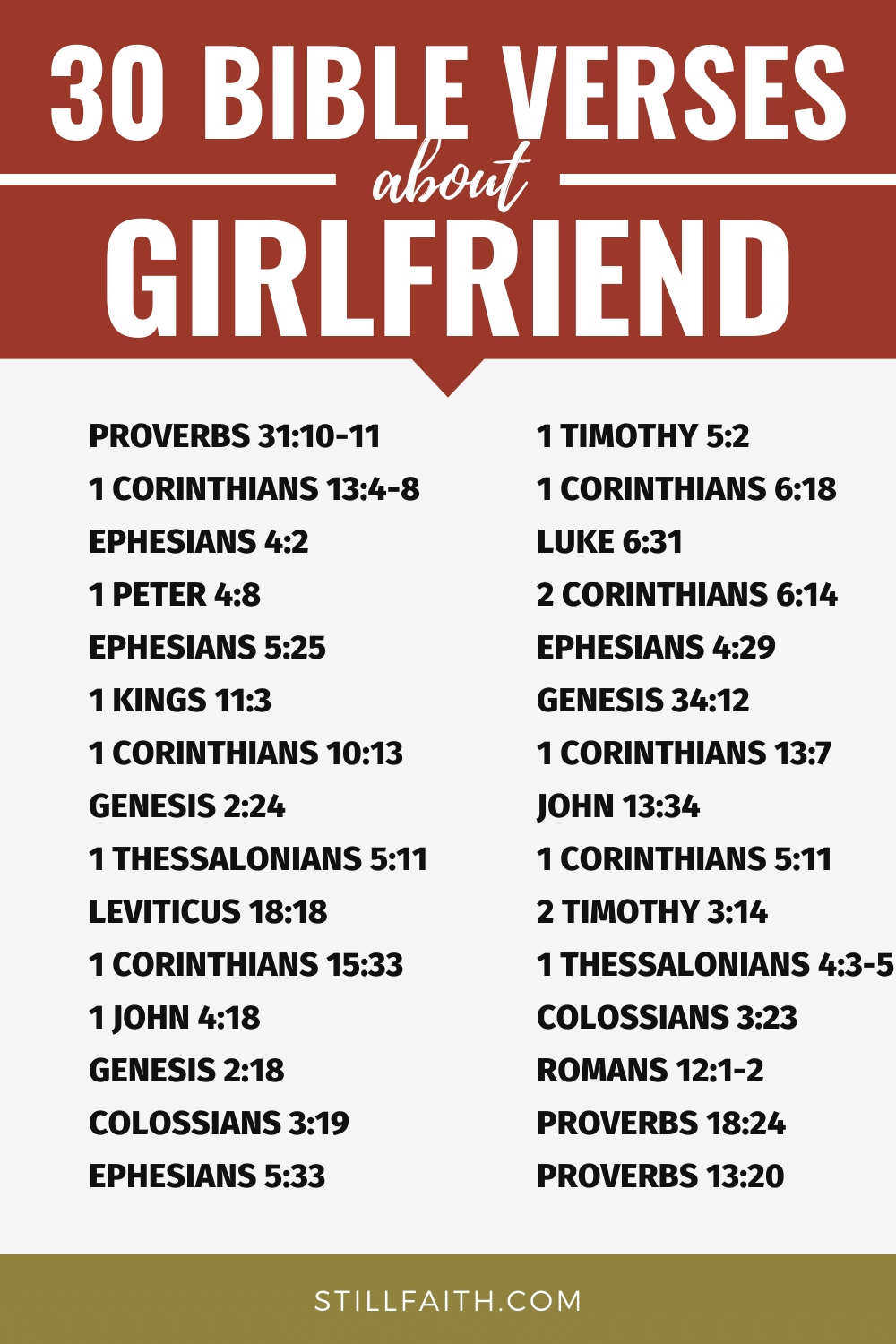 Bible Verses about Girlfriend