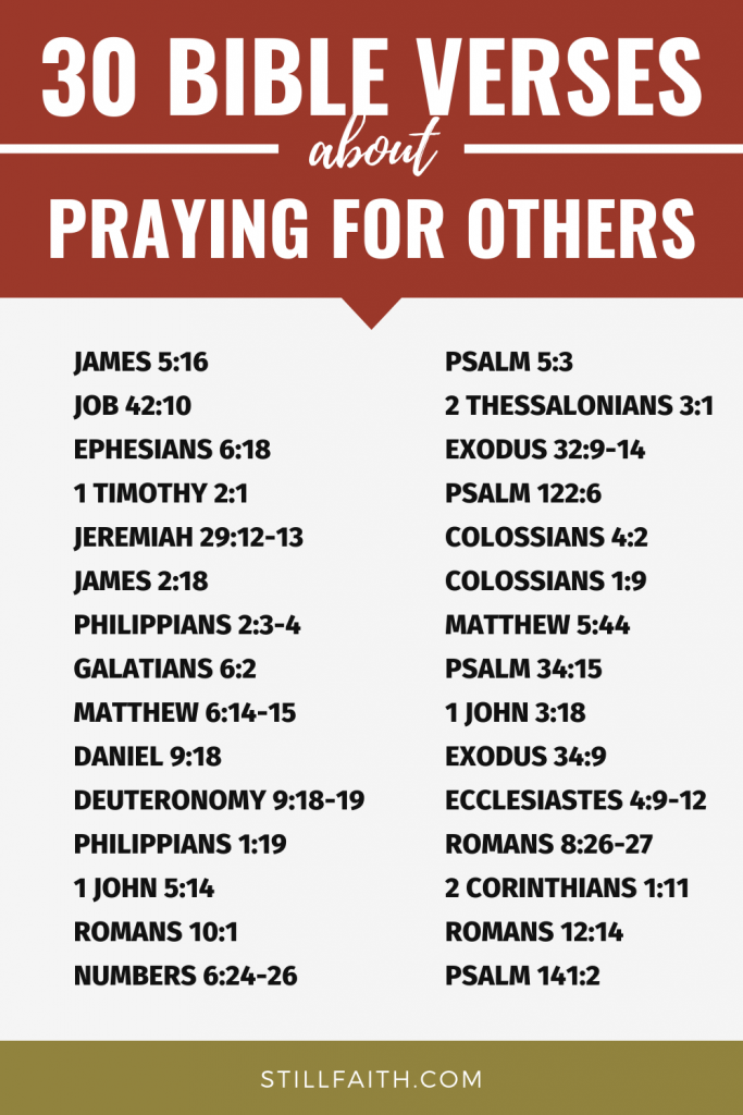 165 Bible Verses about Praying for Others